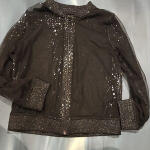 More Than Magic Glittery Black Kids Jacket
